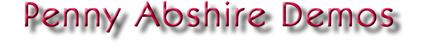 Link to Penny Abshire Female Voice Talent webpage.