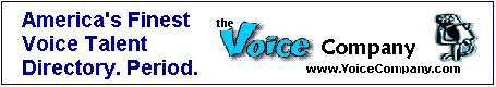 Link to the Voice Company Talent Directory Website.
