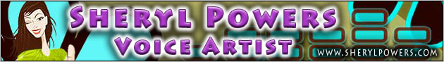 Link to female voice talent Sheryl Powers
